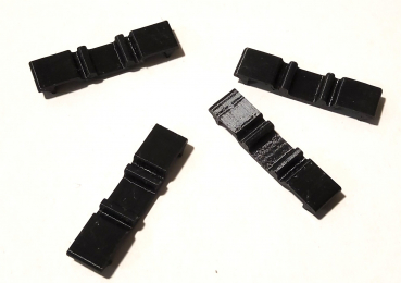 Preview: Paket 4x Auflagen Spur H0 für nicht angetriebene Achsen