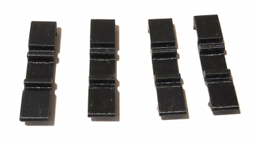 Paket 4x Auflagen Spur H0 für nicht angetriebene Achsen
