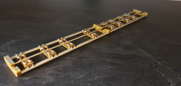 Preview: Sondermodell *Gold Edition* Rollenstand Spur H0 415 mm und 8 Laufkatzen