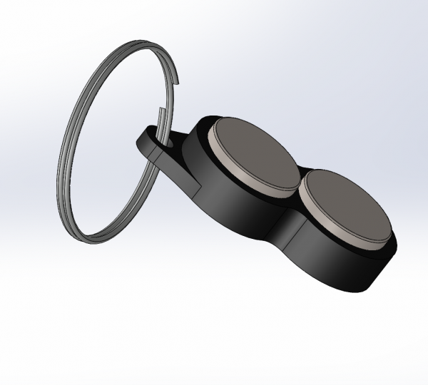 Batterieanhänger Typ 10 - gelb