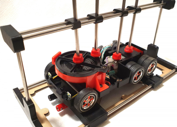 Rollenstand mit Roto-Fix für Carrera 132