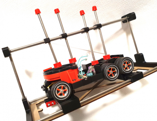 Rollenstand mit Roto-Fix für Carrera 132