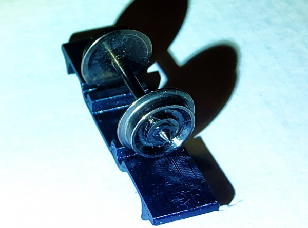 Paket 4x Auflagen Spur H0 für nicht angetriebene Achsen